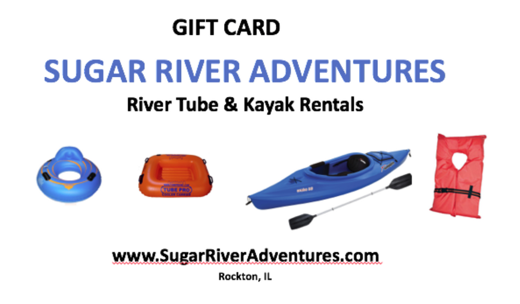 Sugar River Adventures - Gift Card